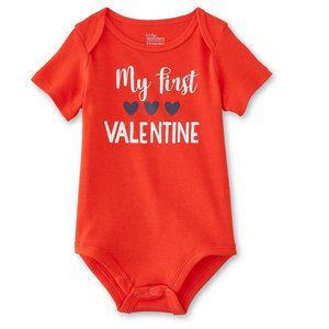 3/$25 LITTLE WONDERS Valentine's Baby Bodysuit 0-3M NWT
